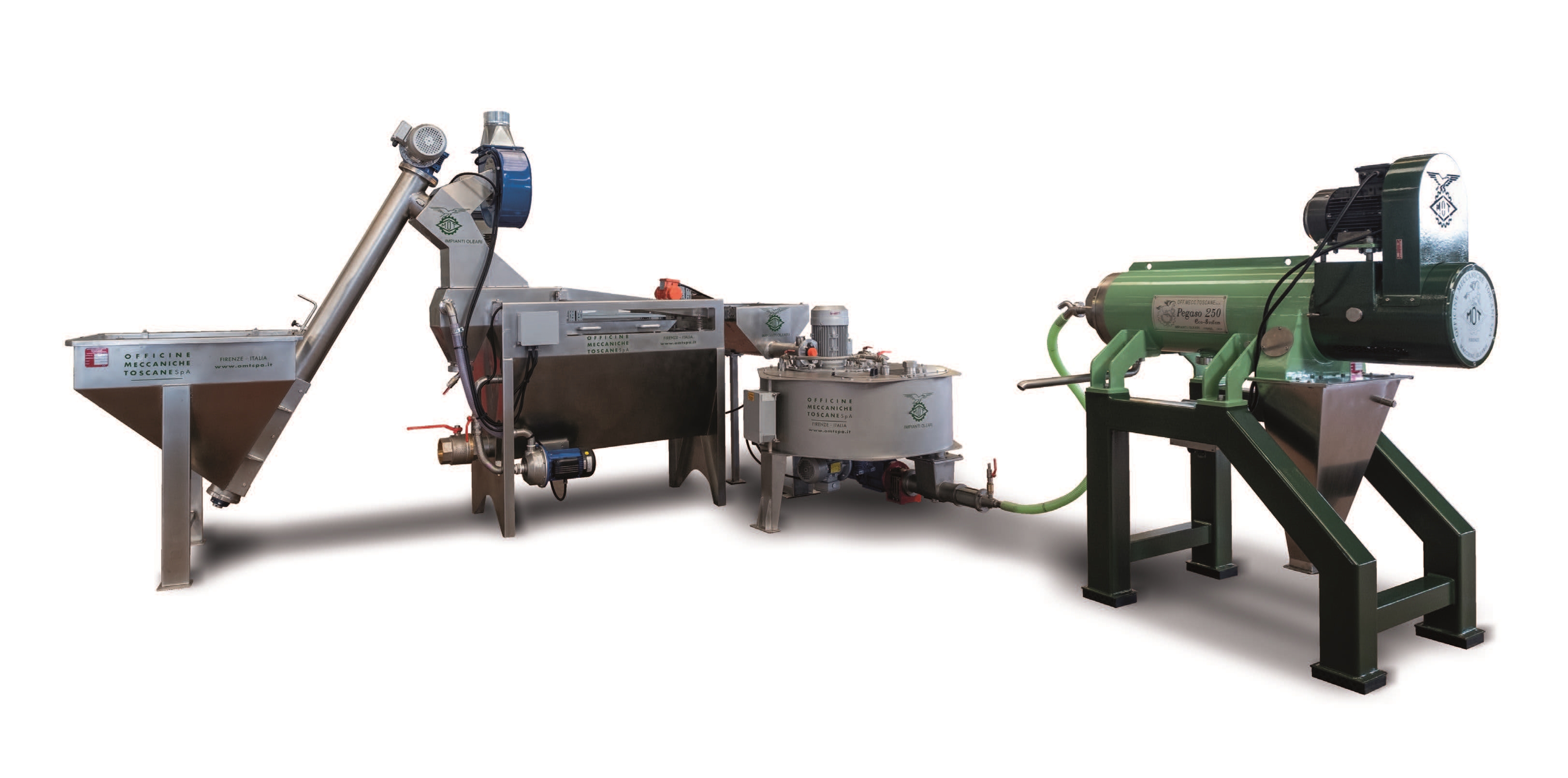 Pegaso Genesis 250 Olive Oil Mill 250kg per hour compact continuous
